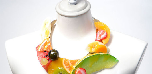 Аппетитная бижутерия Красочное фруктовое ожерелье