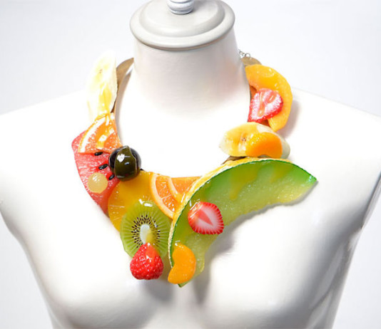 Аппетитная бижутерия Красочное фруктовое ожерелье