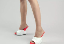 Футуристическая женская обувь, распечатанная на 3D-принтере