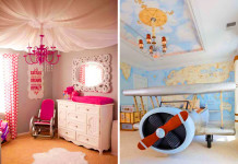 10 великолепных идей для оформления потолка в детской