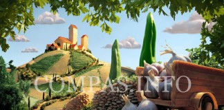 Пейзажи из еды