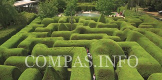 9 необычных лабиринтов из живой изгороди