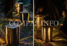 Необычные лампы-пеньки