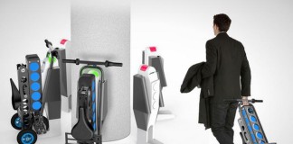 Складной электрический скутер для городских поездок