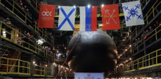 В Санкт-Петербурге спущена на воду подводная лодка ДЭПЛ «Волхов» проекта 636.3 для ВМФ России