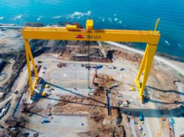 Как строится крупнейшая в России судостроительная верфь «Звезда», фотохроника 11’2019 Судостроительный комплекс "Звезда", Дальний Восток, ноябрь 2019