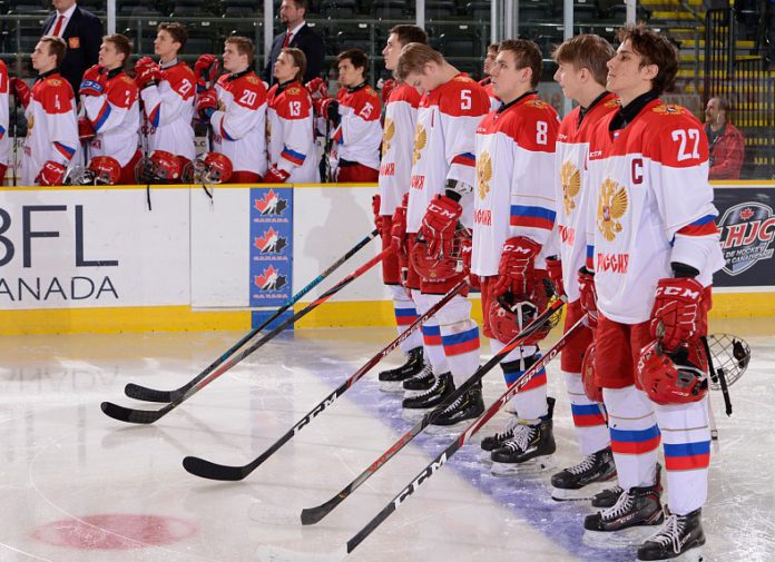 Юниорская сборная России по хоккею U18 выиграла Мировой кубок у сборной "Канады-Восток"