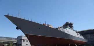 В Санкт-Петербурге для ВМФ России выведен из эллинга строящийся корвет «Ретивый» проекта 20380