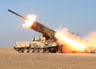Новая российская огнемётная система ТОС-1А «Солнцепек» ну очень пугает военных экспертов США, видео Новая российская огнемётная система ТОС-1А "Солнцепек" ну очень пугает военных экспертов США, видео