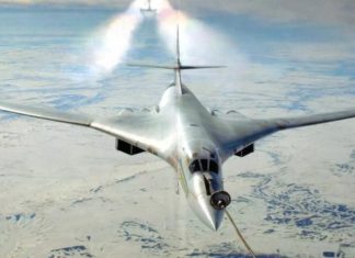 Первый полет модернизированного стратегического бомбардировщика Ту-160М, видео от Минобороны Первый полет модернизированного стратегического бомбардировщика Ту-160М, видео от Минобороны