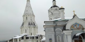 Москва, Коломенское, храмы и виды парка, Москва-река обмелела, 01 февраля 2020 Москва, Коломенское, храмы и виды парка, Москва-река обмелела, 01 февраля 2020