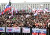 Крымская весна 16 марта 2014 — 97% жителей Крыма проголосовали за вхождение в состав России Крымская весна 16 марта 2014 - 97% жителей Крыма проголосовали за вхождение в состав России