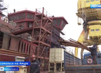 Уникальные ледокольные паромы начали производить на Амурском судостроительном заводе, ВИДЕО Уникальные ледокольные паромы начали производить на Амурском судостроительном заводе, ВИДЕО