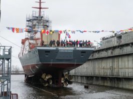 Со стапелей «Северной верфи» в Санкт-Петербурге сошел корвет «Ретивый» проекта 20380 для Черноморского флота Со стапелей "Северной верфи" в Санкт-Петербурге сошел корвет «Ретивый» проекта 20380 для Черноморского флота