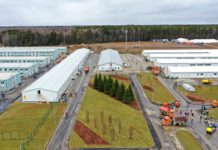 Завершено строительство инфекционной больницы в Вороновское, за первые сутки поступили первые 20 пациентов Завершено строительство инфекционной больницы в Вороновское, за первые сутки поступили первые 20 пациентов