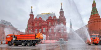 Завтра, 24 апреля, в Москве пройдет 5-я масштабная дезинфекция дорог и городских пространств Завтра, 24 апреля, в Москве пройдет 5-я масштабная дезинфекция дорог и городских пространств