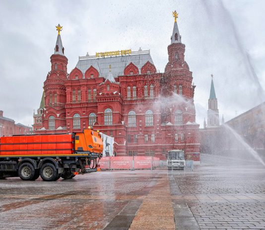 Завтра, 24 апреля, в Москве пройдет 5-я масштабная дезинфекция дорог и городских пространств Завтра, 24 апреля, в Москве пройдет 5-я масштабная дезинфекция дорог и городских пространств