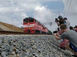 Сегодня, 30 июня, открыто грузовое движение по Крымскому железнодорожному мосту, видео Сегодня, 30 июня, открыто грузовое движение по Крымскому железнодорожному мосту, видео