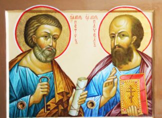 12 июля, русская Православная Церковь поминает всехвальных первоверховных апостолов Петра и Павла 12 июля, русская Православная Церковь поминает всехвальных первоверховных апостолов Петра и Павла