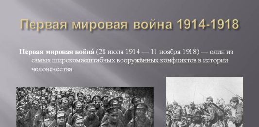 106 лет назад началась Первая Мировая война, унесшая жизни около 10 млн человек 106 лет назад началась Первая Мировая война, унесшая жизни около 10 млн человек