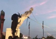 «Убьём себя об стену!..», сдуревшие от безнаказанности «черные и белые» идиоты снесли в Балтиморе памятник.. Колумбу… Видео "Убьём ещё и себя об стену!..", сдуревшие от безнаказанности "черные и белые" снесли в Балтиморе памятник.. Колумбу..., Видео