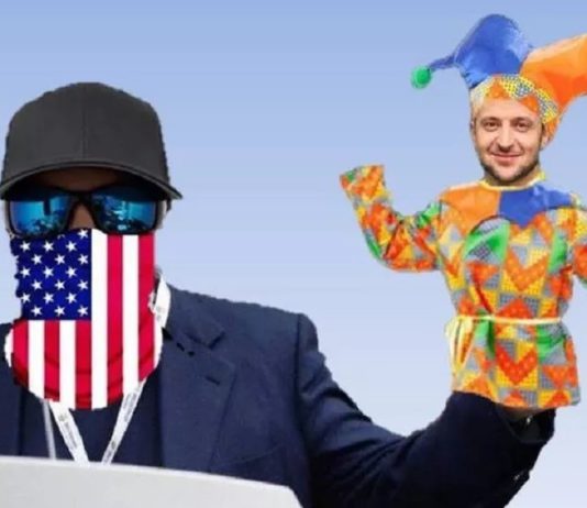 Марионетка в руках США и по совместительству «президент» Зеленский не управляет ни Украиной, ни военными на Донбассе.. Марионетка в руках США и по совместительству "президент" Зеленский не управляет ни Украиной, ни военными на Донбассе..