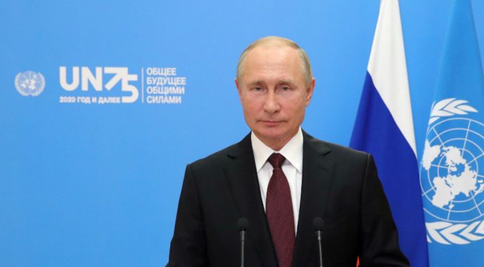 Выступление Президента России В.В.Путина на 75-й сессии Генеральной Ассамблеи ООН, 22 сентября 2020 Выступление Президента России В.В.Путина на 75-й сессии Генеральной Ассамблеи ООН, 22 сентября 2020