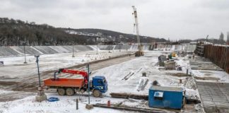 Военные в круглосуточном бешеном ритме строят водозабор на реке Бельбек для Севастополя, видео Военные в круглосуточном бешеном ритме строят водозабор на реке Бельбек для Севастополя, видео