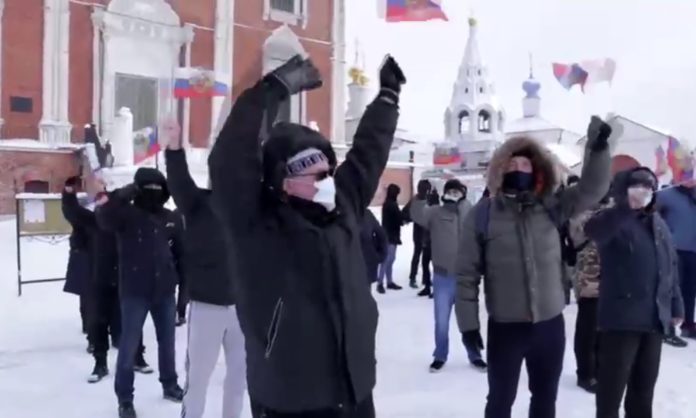 #ПутинНашПрезидент — жители Рязанской области во всероссийском флешмобе в поддержку Владимира Путина!