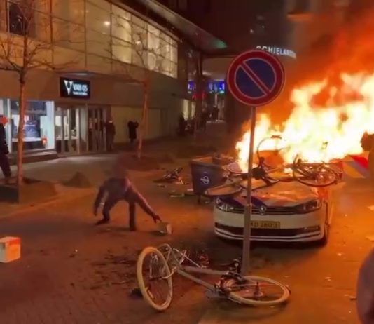 ВИДЕО: «В Европе всё спокойно», Роттердам: пожары, стрельбы массовые побоища.. Ну просто Новый год какой то..