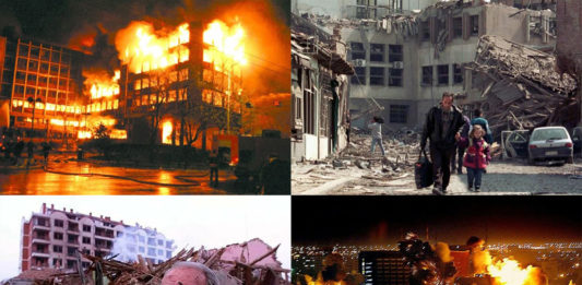 23 года назад (24.03.99) людоеды НАТО начали бомбить Югославию и уничтожать мирных жителей, МИР МОЛЧАЛ, кроме России!! 23 года назад (24.03.99) людоеды НАТО начали бомбить Югославию и уничтожая её мирных жителей