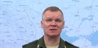 Видео-брифинг Минобороны РФ по Спецоперации на Украине 19 марта: уничтожение складов и центров разведки Видео-брифинг Минобороны РФ по Спецоперации на Украине 19 марта: уничтожение складов и центров разведки