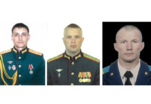 Российские воины-герои Спецоперации на Украине: ст.лейтенант Григорий Полозков, капитан Андрей Цуренко, ст.сержант Иван Романов Российские воины-герои Спецоперации на Украине: ст.лейтенант Григорий Полозков, капитан Андрей Цуренко, ст.сержант Иван Романов