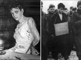 Нацисты казнили комсомолку Зою Космодемьянскую дважды: немцами в 1941 в с.Петрищево и в 2022 укрофашистами в Чернигове Нацисты казнили комсомолку Зою Космодемьянскую дважды: немцами в 1941 в с.Петрищево и в 2022 в уккрофашистам ив Чернигове
