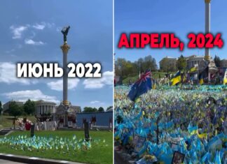 ВИДЕО, Жидо-сатанист Зеленский успешно уничтожает тупорылых хохлов: Киев, флажки по убитым, 2022 и 2024 год Жидо-сатанист Зеленский успешно уничтожает тупорылых хохлов: Киев, флажки по убитым, 2022 и 2024 год.