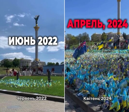 ВИДЕО, Жидо-сатанист Зеленский успешно уничтожает тупорылых хохлов: Киев, флажки по убитым, 2022 и 2024 год Жидо-сатанист Зеленский успешно уничтожает тупорылых хохлов: Киев, флажки по убитым, 2022 и 2024 год.