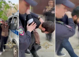 ВИДЕО: Арестованы дебилы-бородачи за пляски на проезжей части Малой Бронной. СОБЯНИН, ХВАТИТ Москву В КИШЛАК превращать! ВИДЕО: Арестованы дебилы-бородачи за пляски на проезжей части Малой Бронной. СОБЯНИН, ХВАТИТ Москву В КИШЛАК превращать!