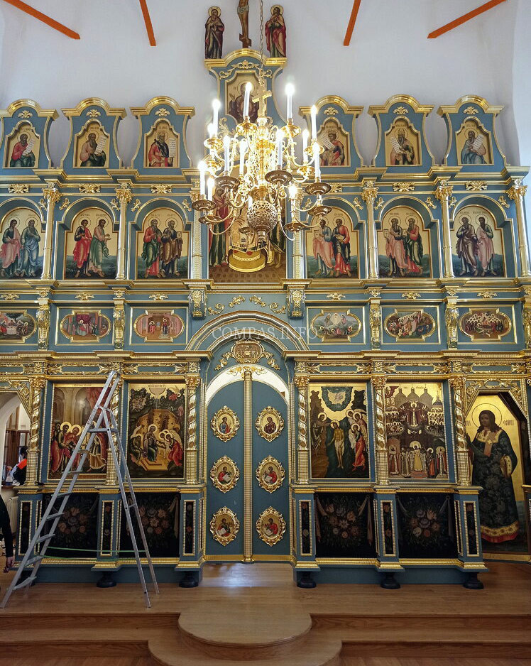 Иконостас-Покровской-церкви-Новодевичьего-монастыря