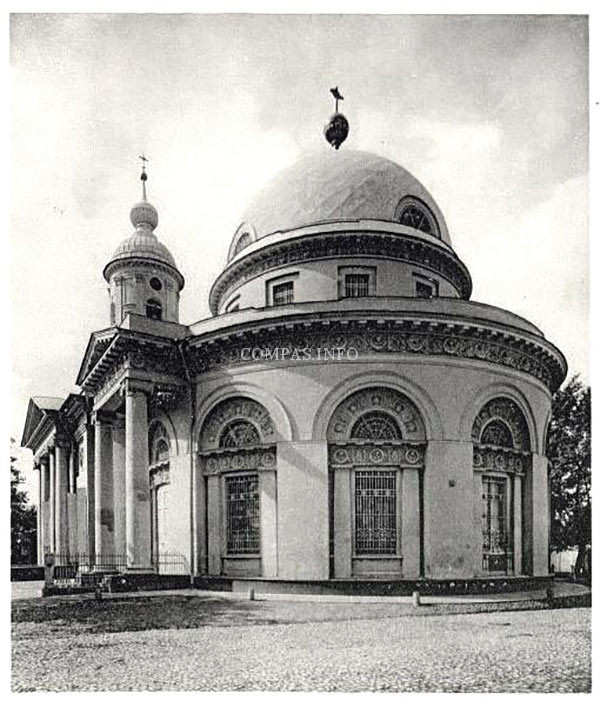 Храм в честь Иконы Божией Матери Всех скорбящих Радость на Ордынке, из книги Архитектурные памятники Москвы ред. И.Е.Бондаренко М.1904-1906