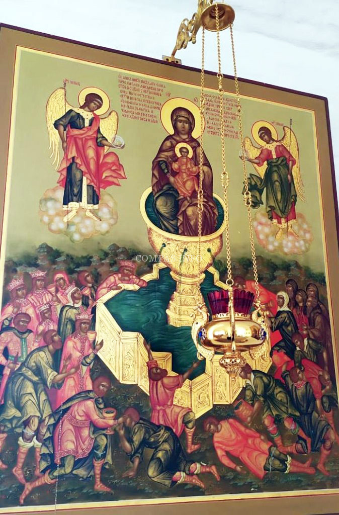 Икона Божией Матери «Живоносный Источник» Святыни Рождественского монастыря
