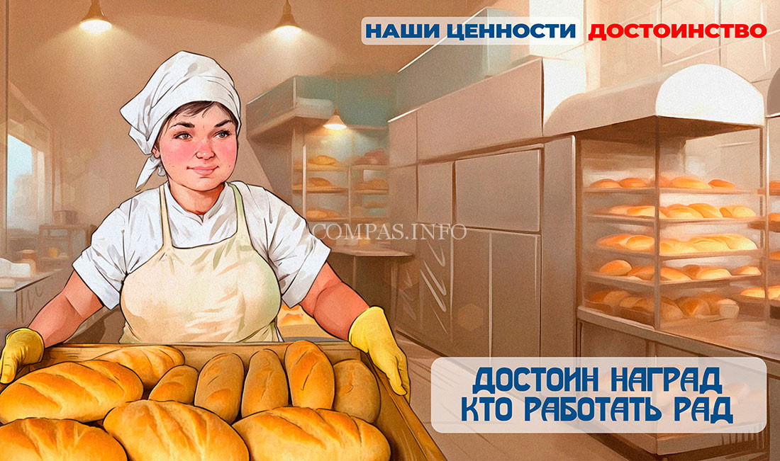 Достоинство человека труда – образ добродушной пекарши советских времен