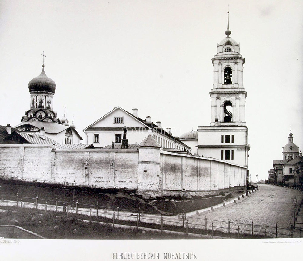 Рождественский монастырь в Москве, 1880-е годы