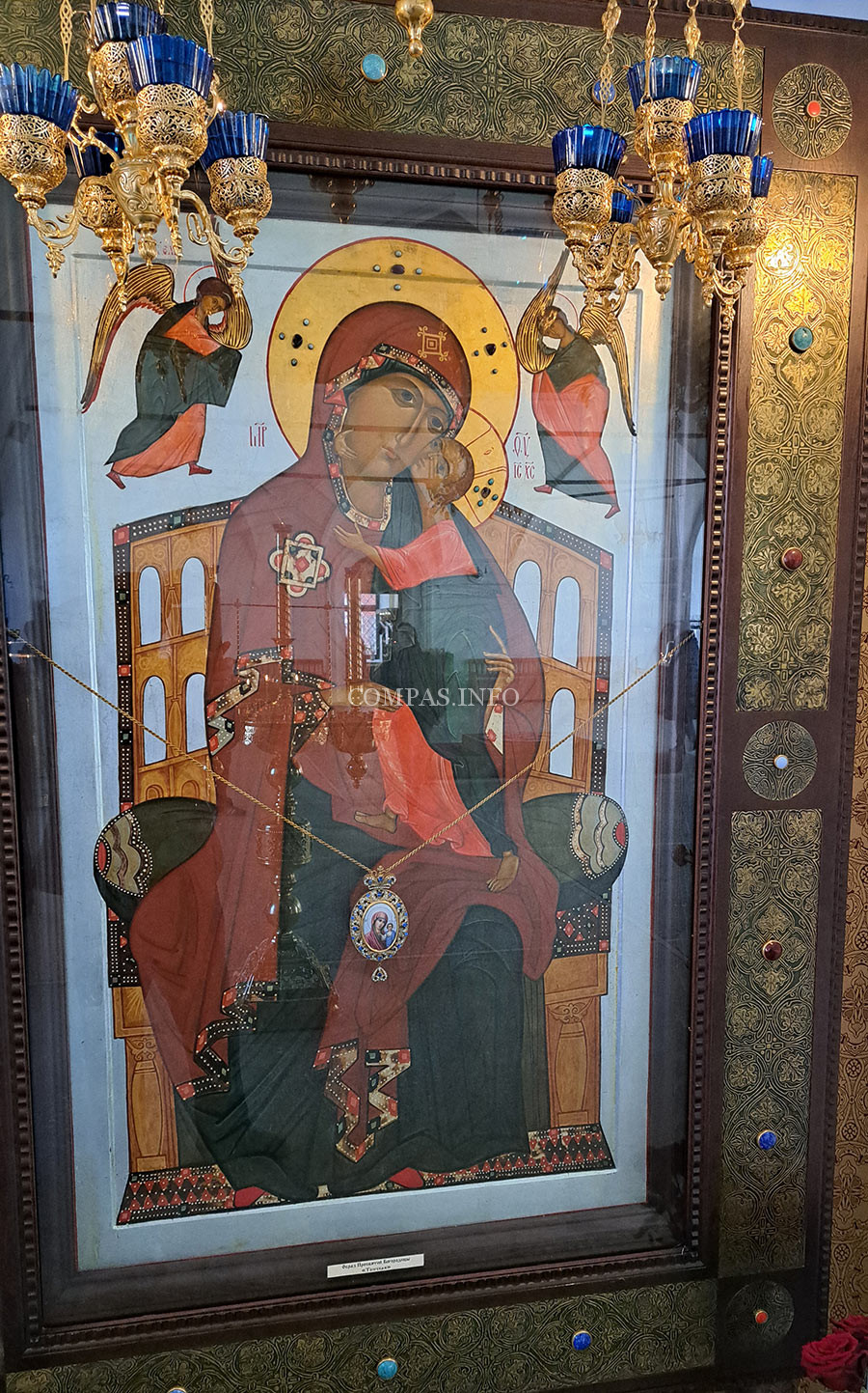 Икона Толгской Иконы Божией Матери в одноименном храме Высоко-Петровского монастыря в Москве