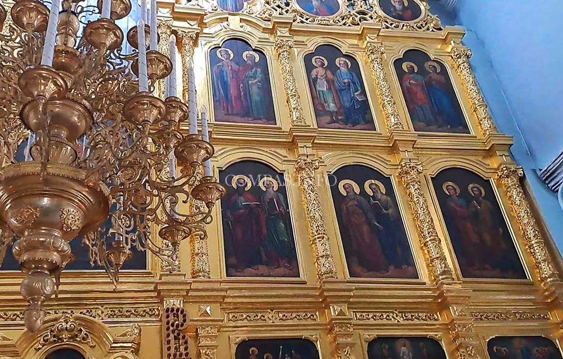 Иконостас-Храма-Архангела-Гавриила-на-Чистом-Пруду,верхний-ряд-правая-сторона