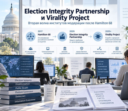 От Hamilton 68 до Virality Project: как менялась инфраструктура борьбы с дезинформацией От Hamilton 68 до Virality Project как менялась инфраструктура борьбы с дезинформацией